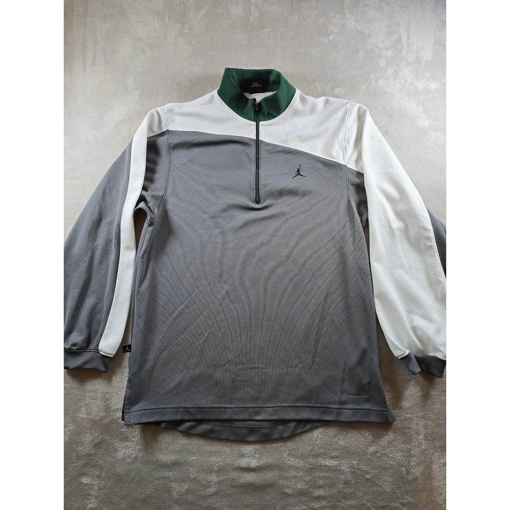 Vintage‎ Jordan Quarter Zip Mens M 20th Anniversary 85-05 Athleisure *Read